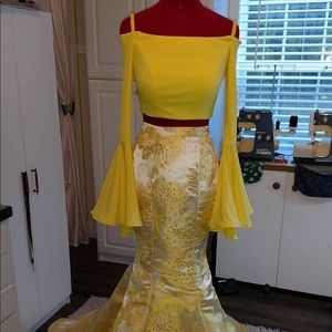 Jovani 2 piece prom or pageant dress